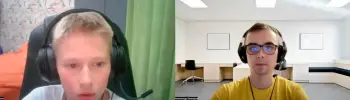 Индивидуальный урок 1 на 1: преподаватель объясняет ребёнку основы программирования и создания сайтов